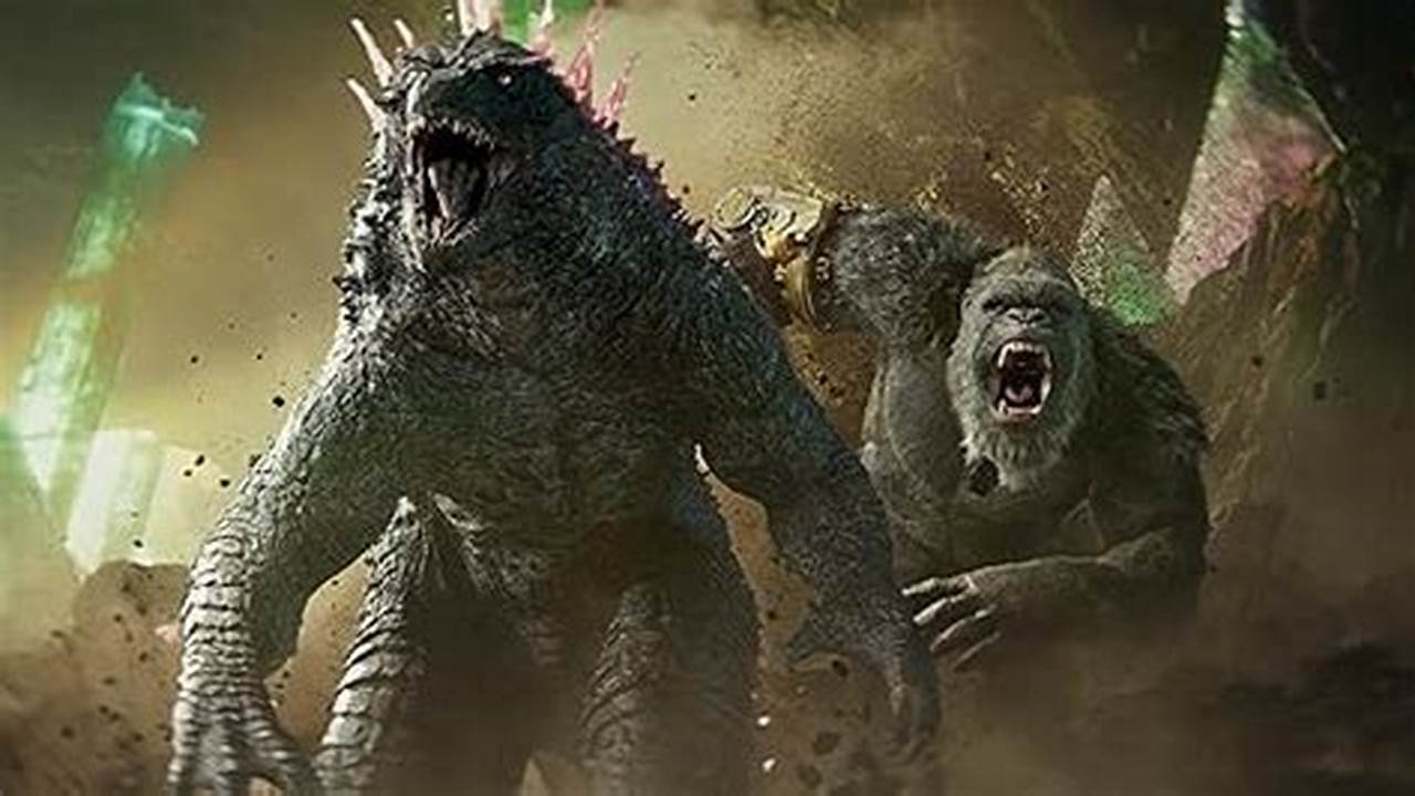 Two Ancient Titans, Godzilla And Kong, Clash In An Epic Battle As Humans Unravel Their Intertwined Origins And., 2024