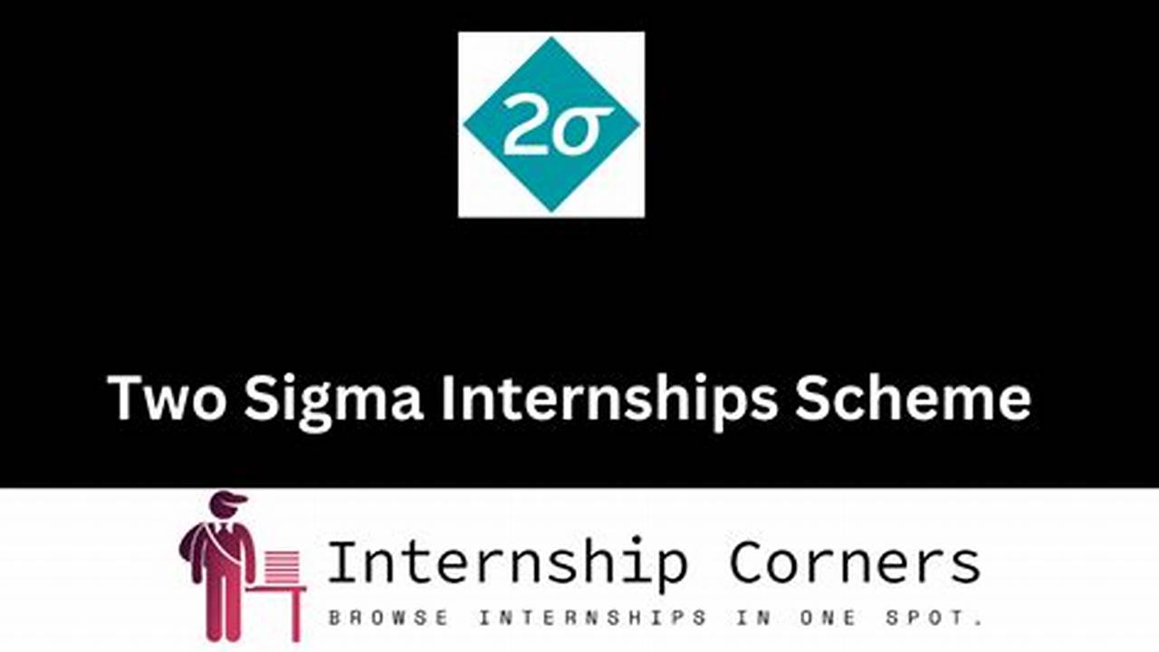 Two Sigma Freshman Internship 2024