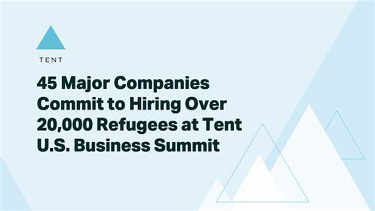 Tyson Committed To Hiring 2,500 Refugees Over Three Years In 2022, According To The Tent Partnership Website., 2024