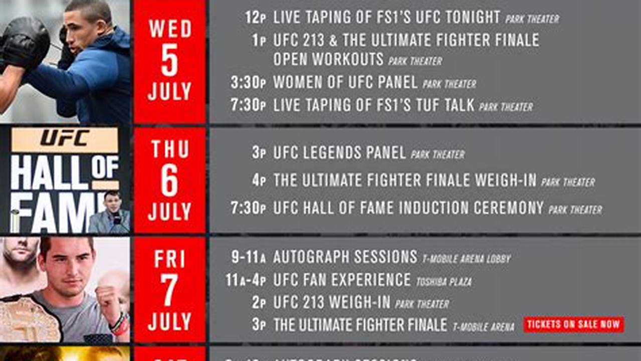 Ufc In July 2024