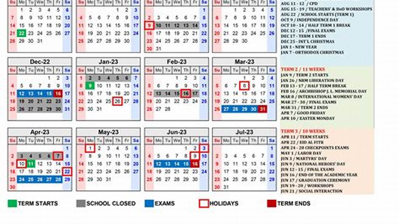 Uganda Education Calendar 2024