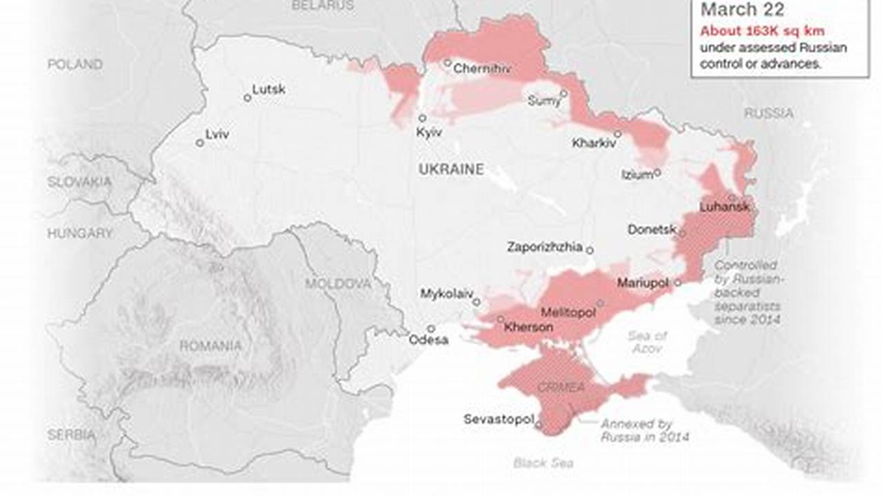 Ukraine Occupation Map 2024