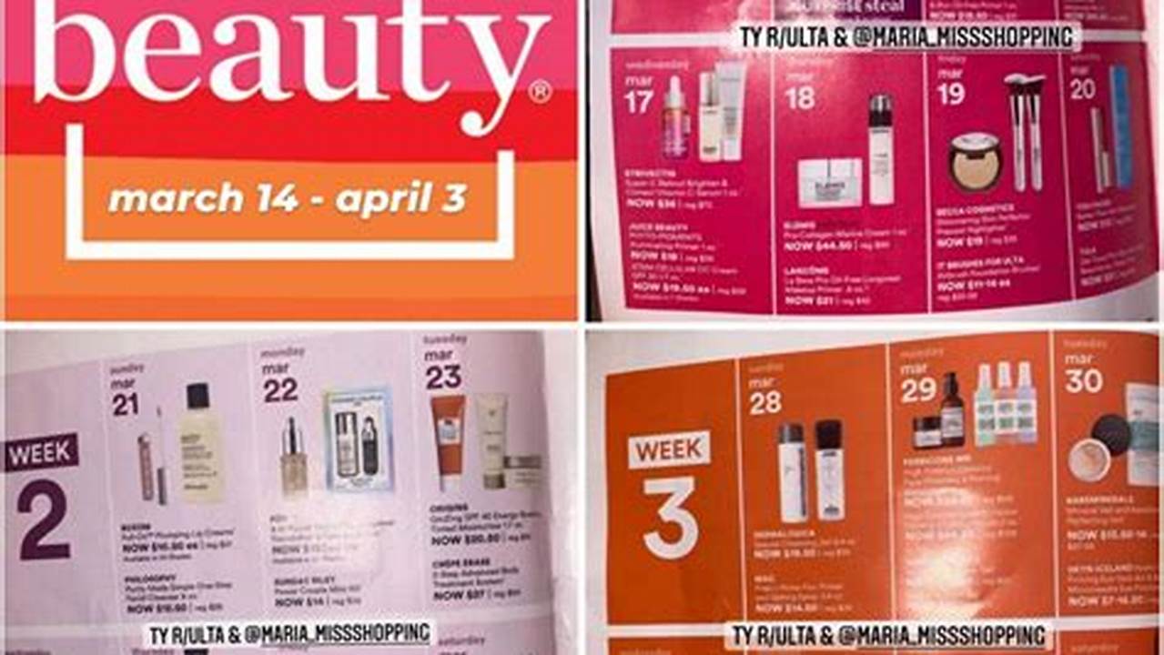 Ulta Beauty Event 2024 Lineup