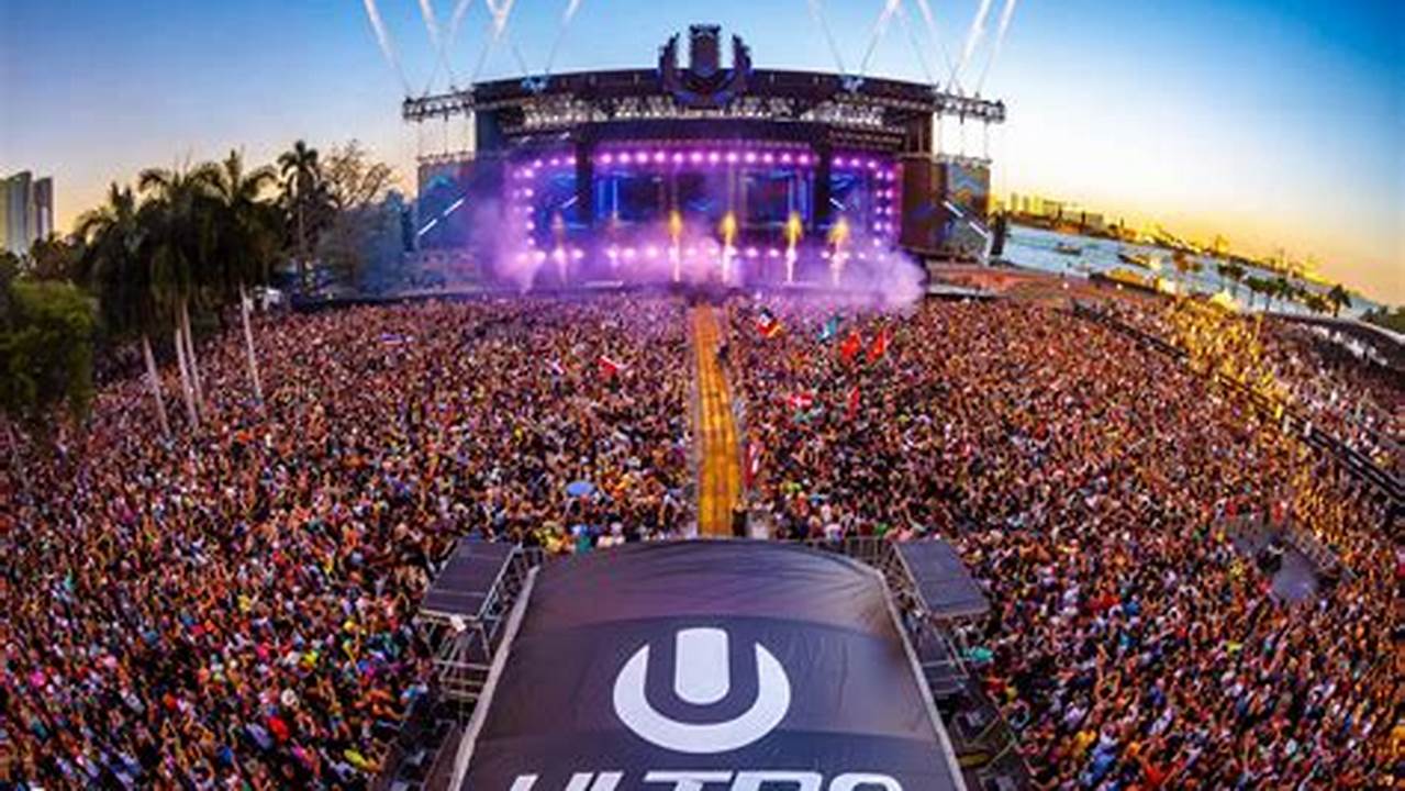 Ultra Music Festival Ist Ein Electronic, Edm Und Hip Hop Festival, Das Vom 22.03.2024 Bis 24.03.2024 In Miami (Us) Stattfindet., 2024