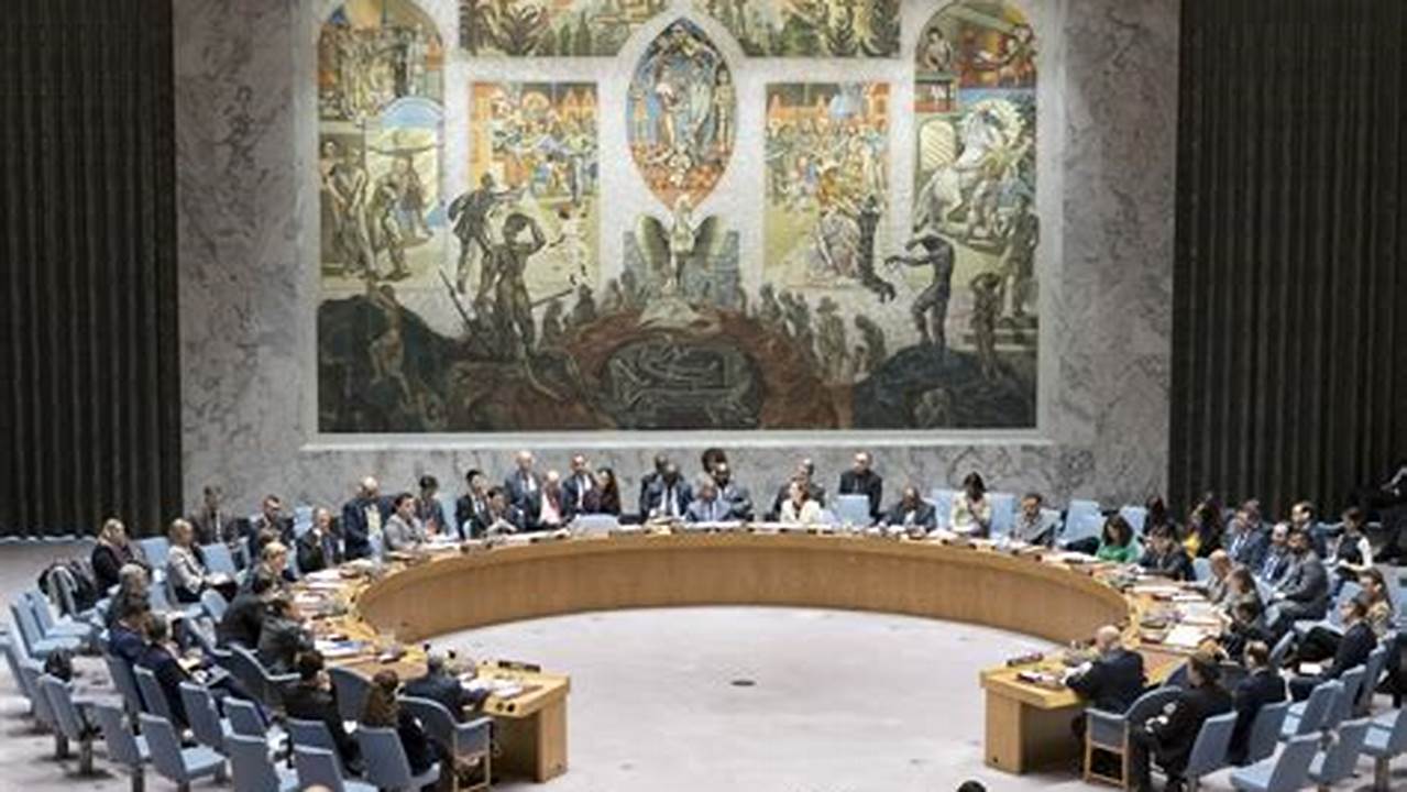 Un Security Council Meeting 2024