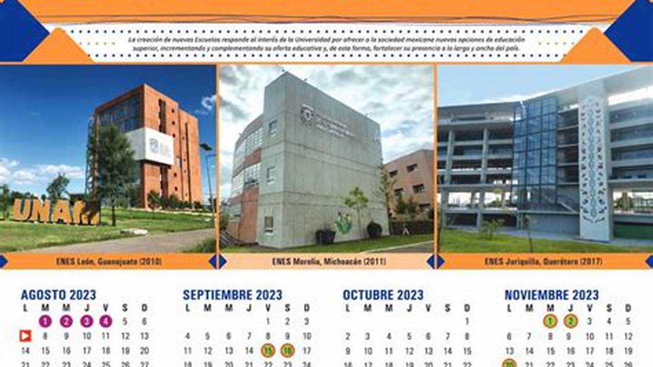 Unam Calendar 2024