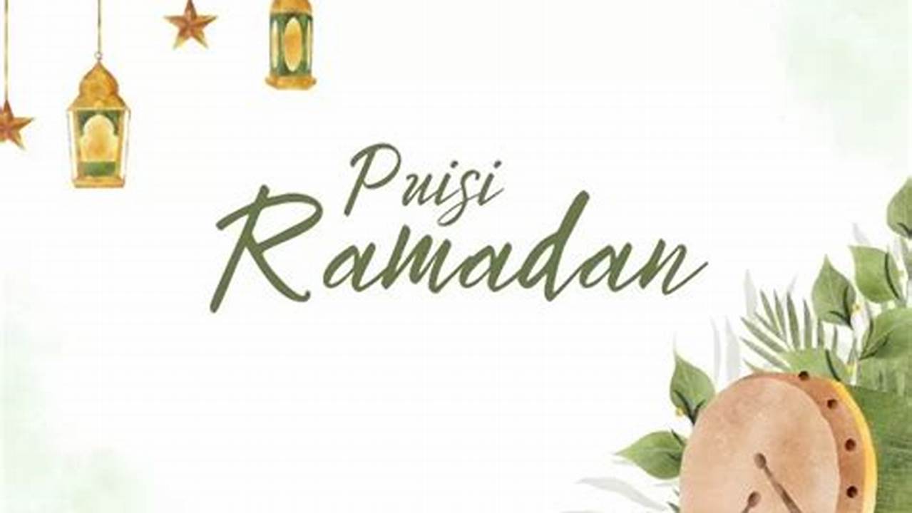 Ungkapan Kegembiraan, Ramadhan