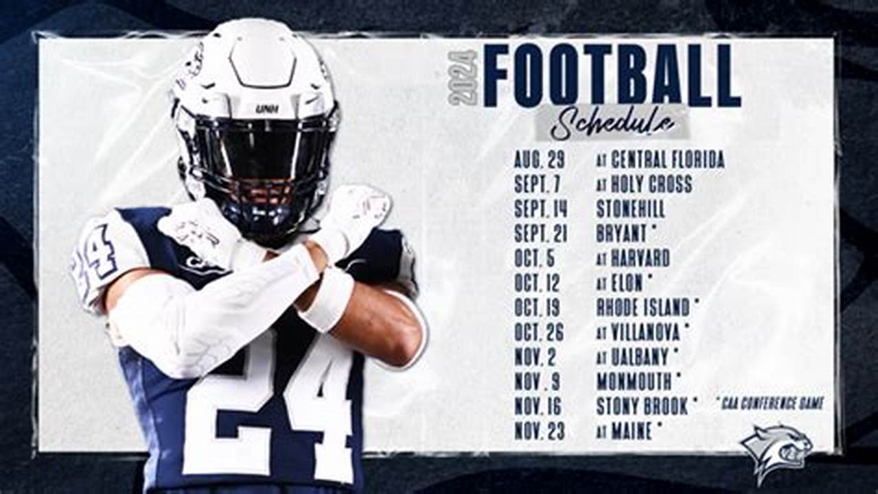 Unh Football Schedule 2024