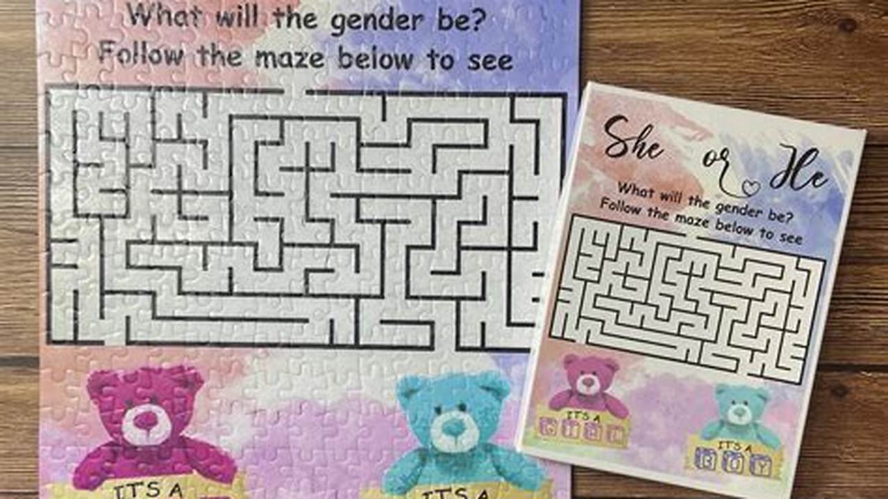 Unique Gender Reveal Ideas 2024 With Puzzles