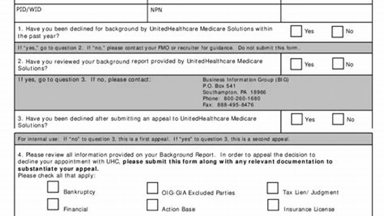 United Healthcare Provider Appeal Form 2024