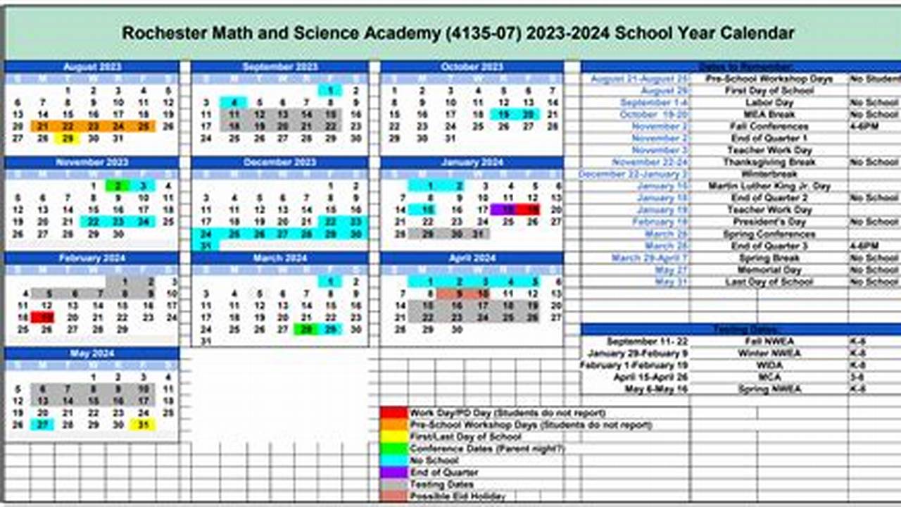 University Of Rochester 2024 2025 Calendar Week