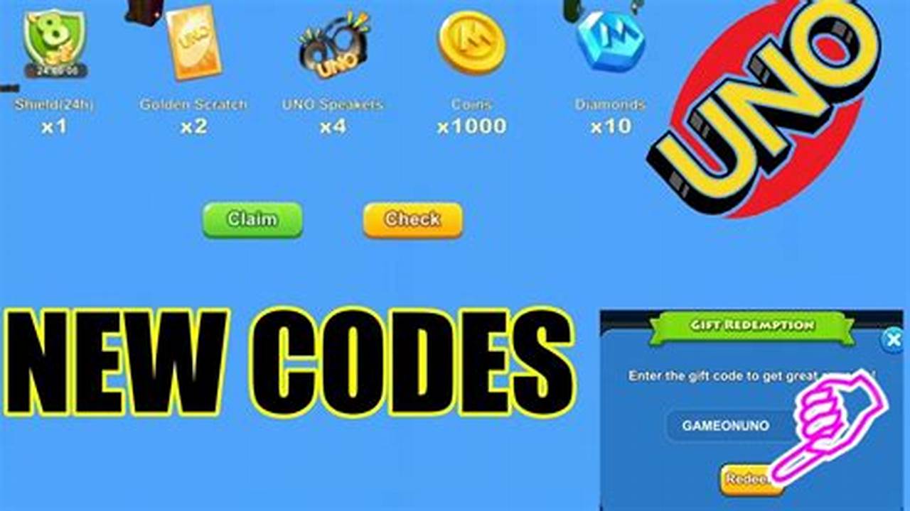 Uno Mobile Gift Codes 2024