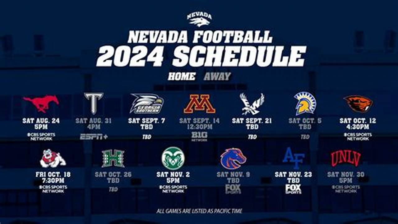 UNR Football Schedule 2024: Wolf Pack's Complete Games and Opponents