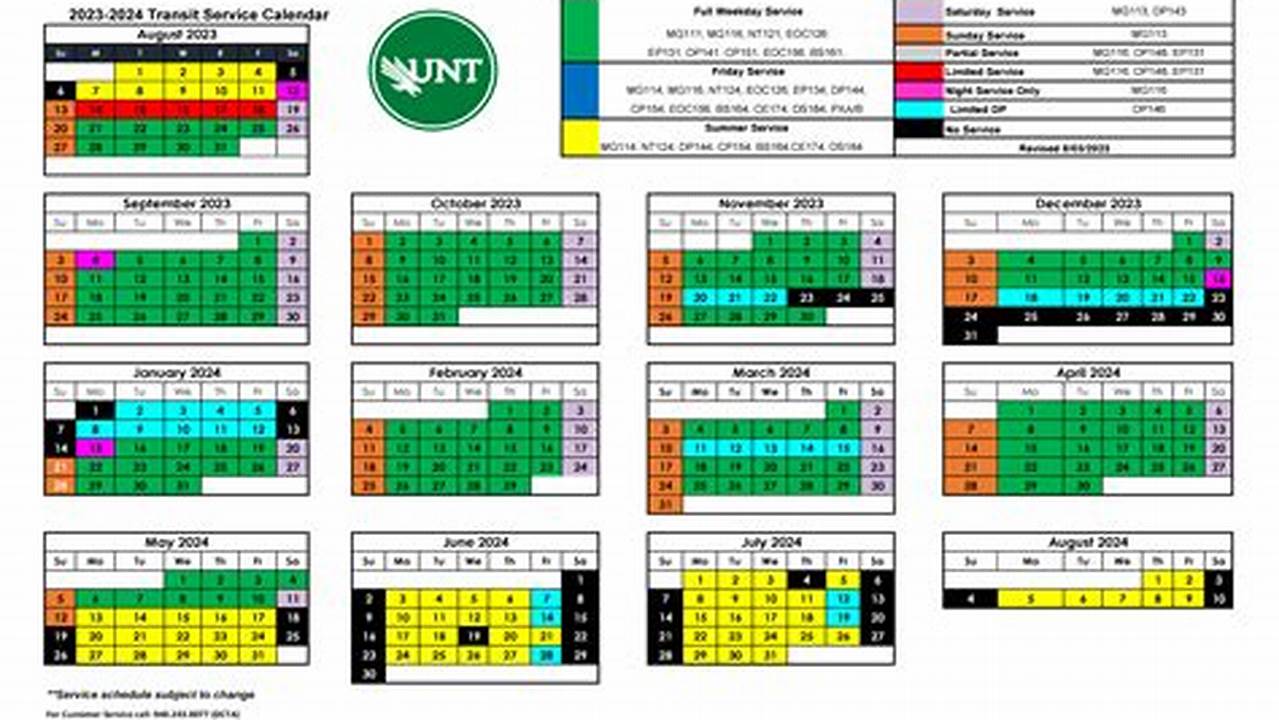 Unt Academic Calendar 2024-23