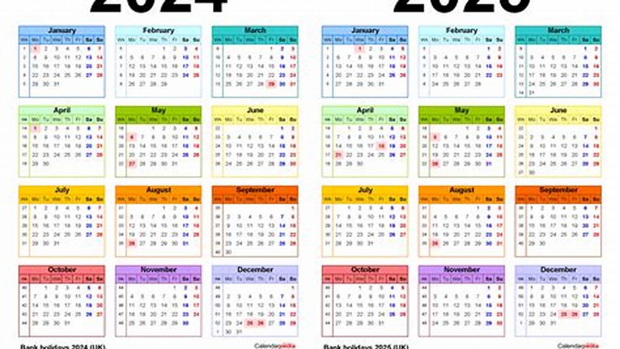 Up Calendar 2024 To 2025