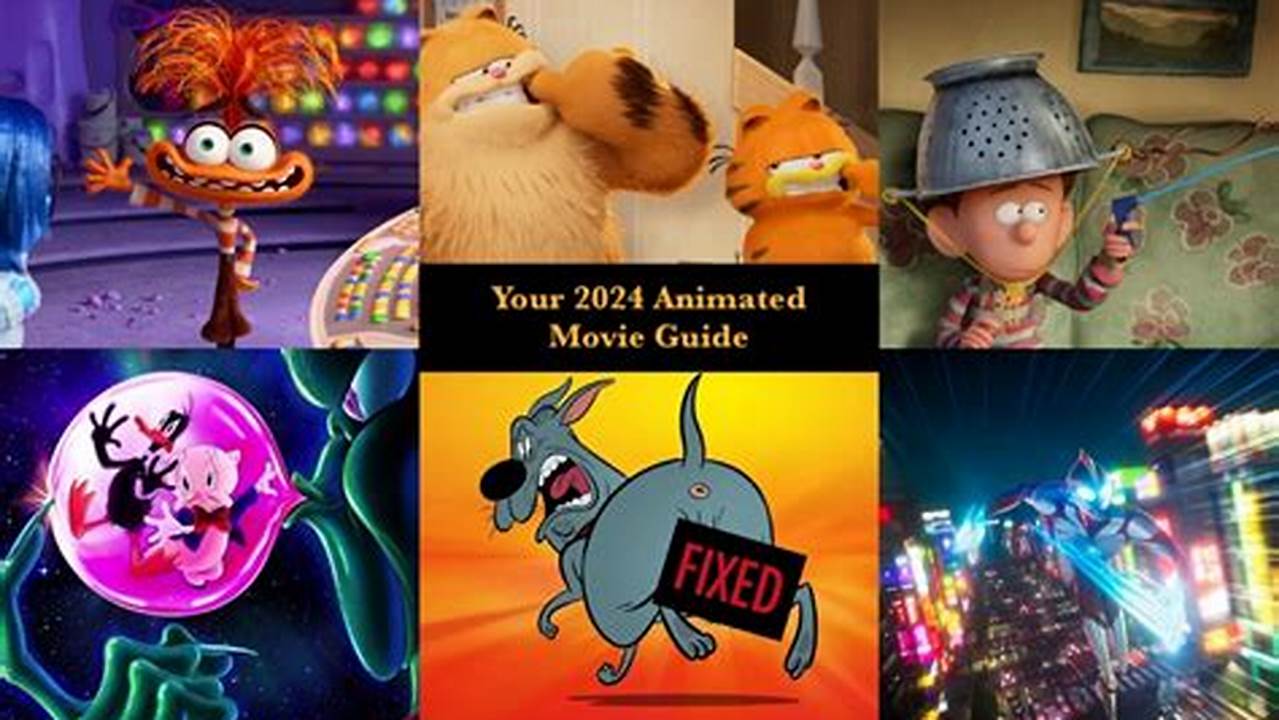 Upcoming Animated Films Calendar