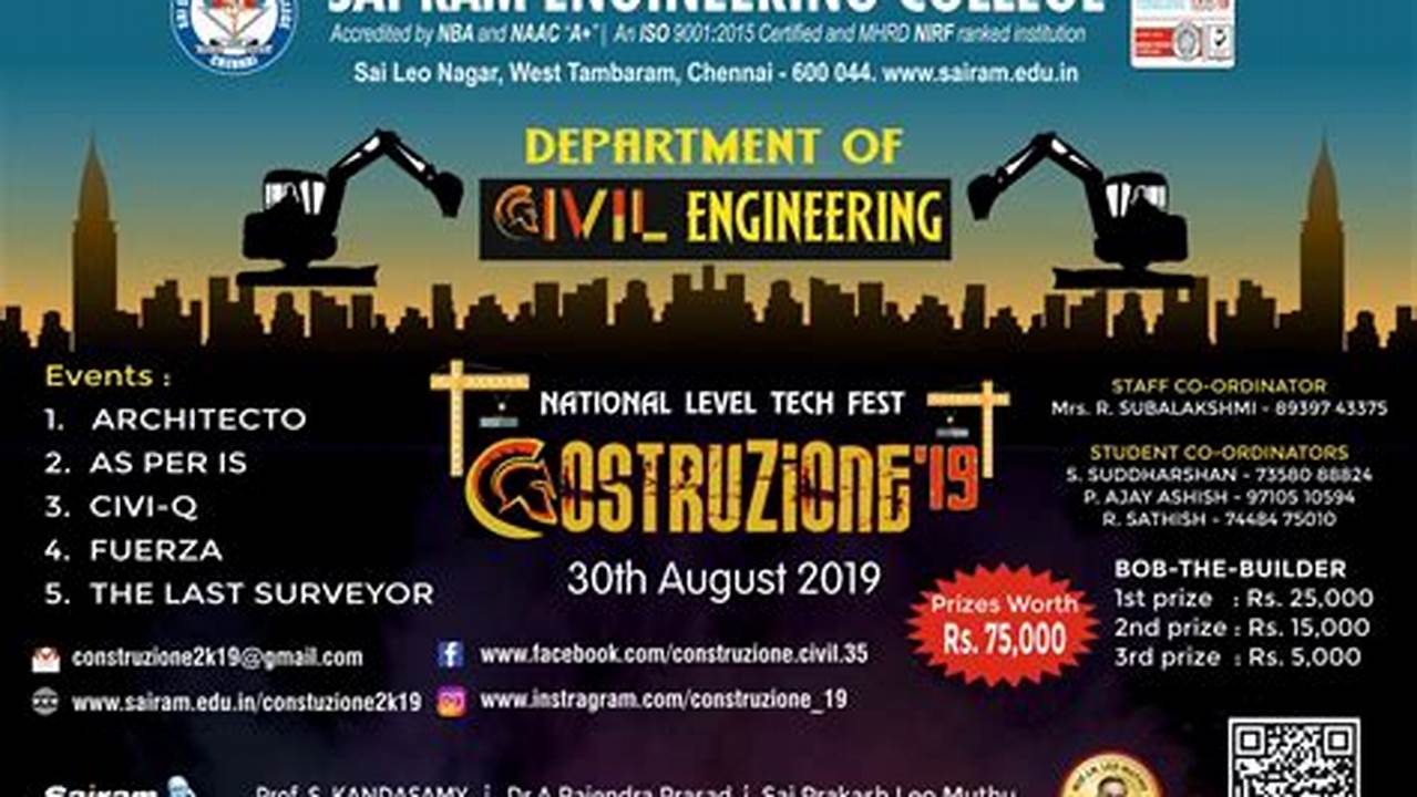 Upcoming College Events In Chennai
