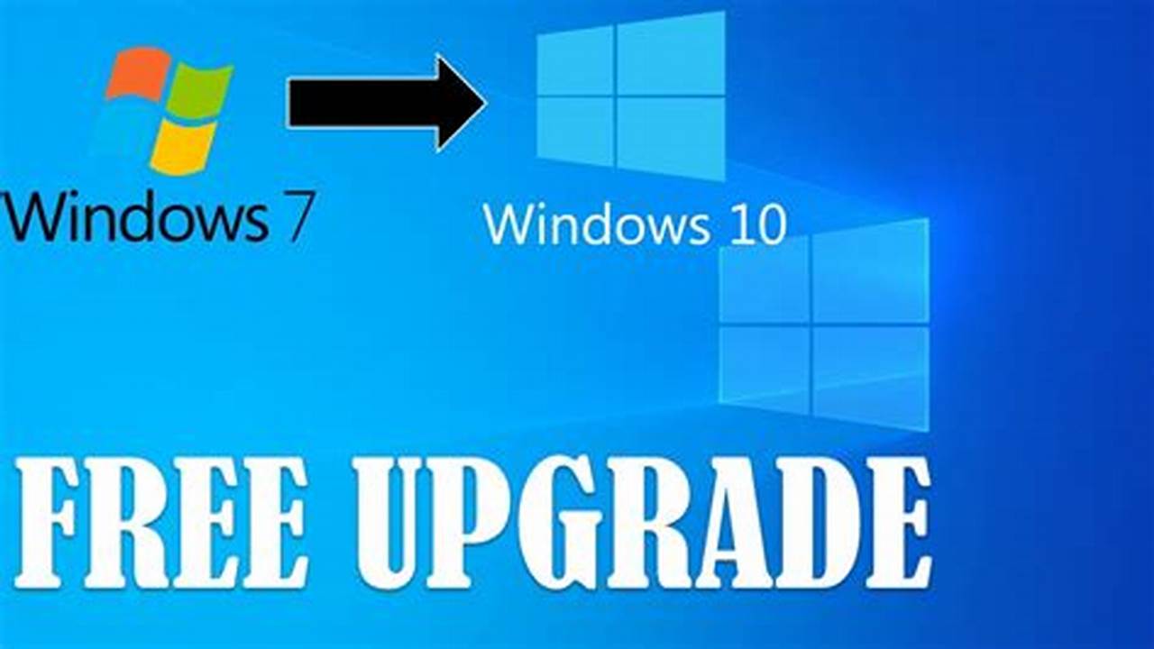 Upgrade Windows 7 To Windows 10 2024
