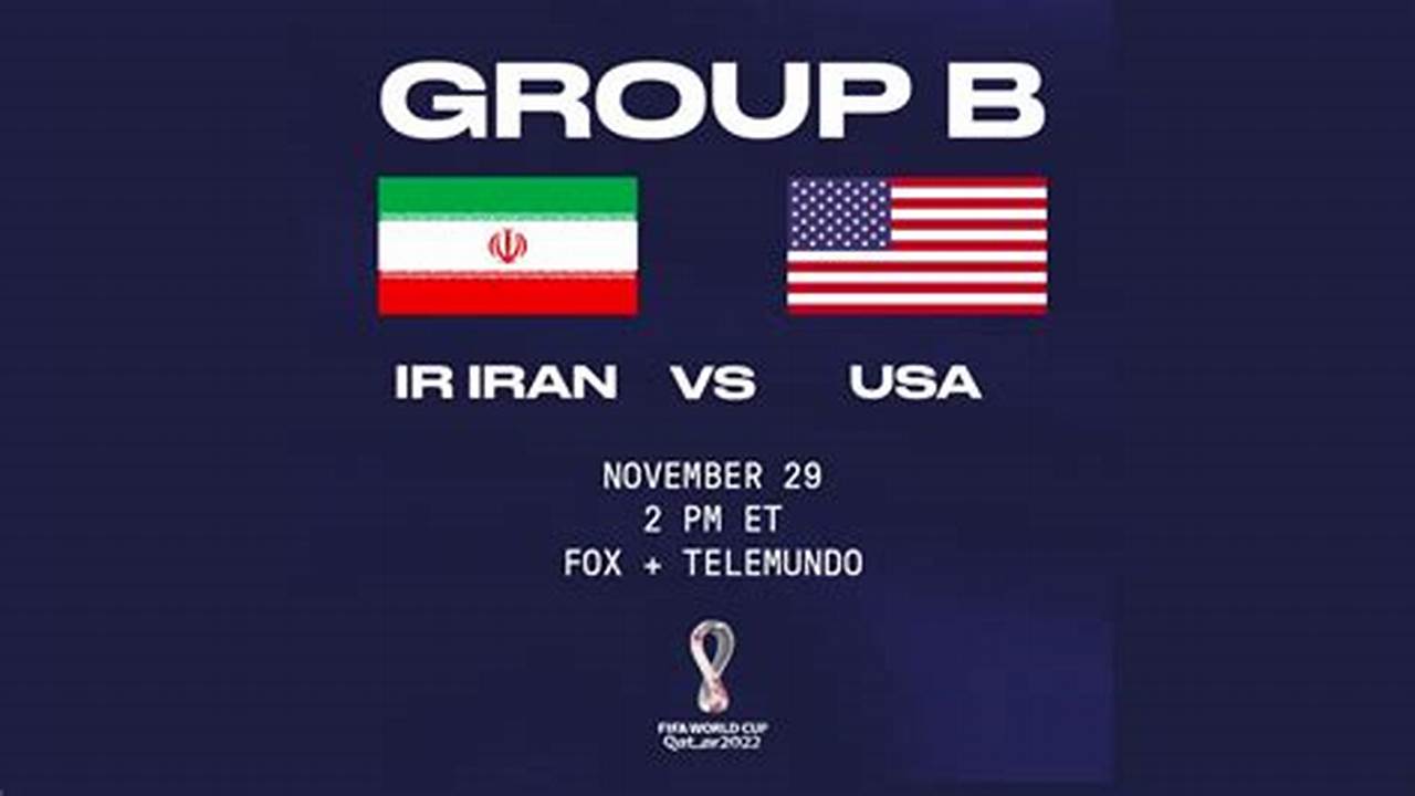 Usa Vs Iran World Cup 2024 Score