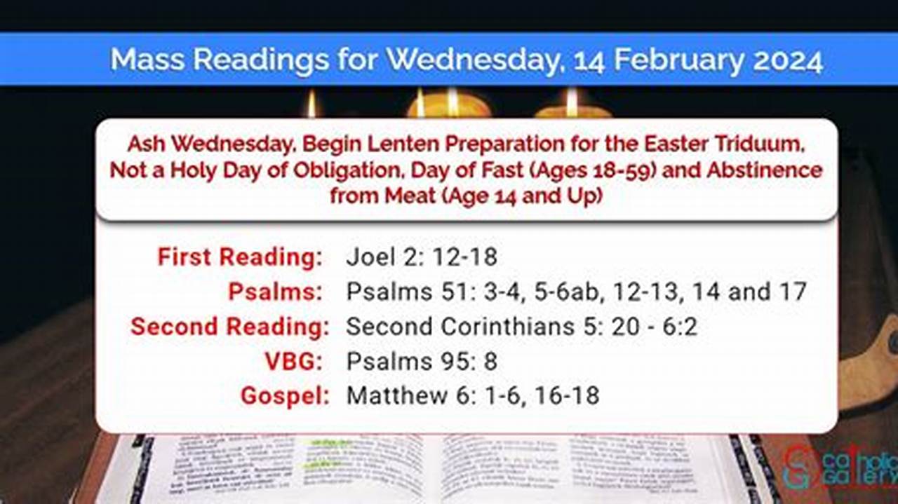 Usccb Catholic Readings For Feb. 4 2024