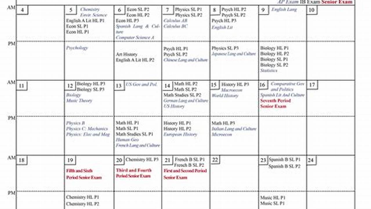 Usd Final Exam Schedule Spring 2024