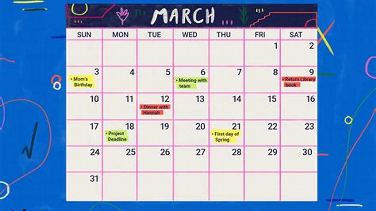 Use Our Free Online Calendar Maker To Make A Colorful Calendar For Any Month., 2024