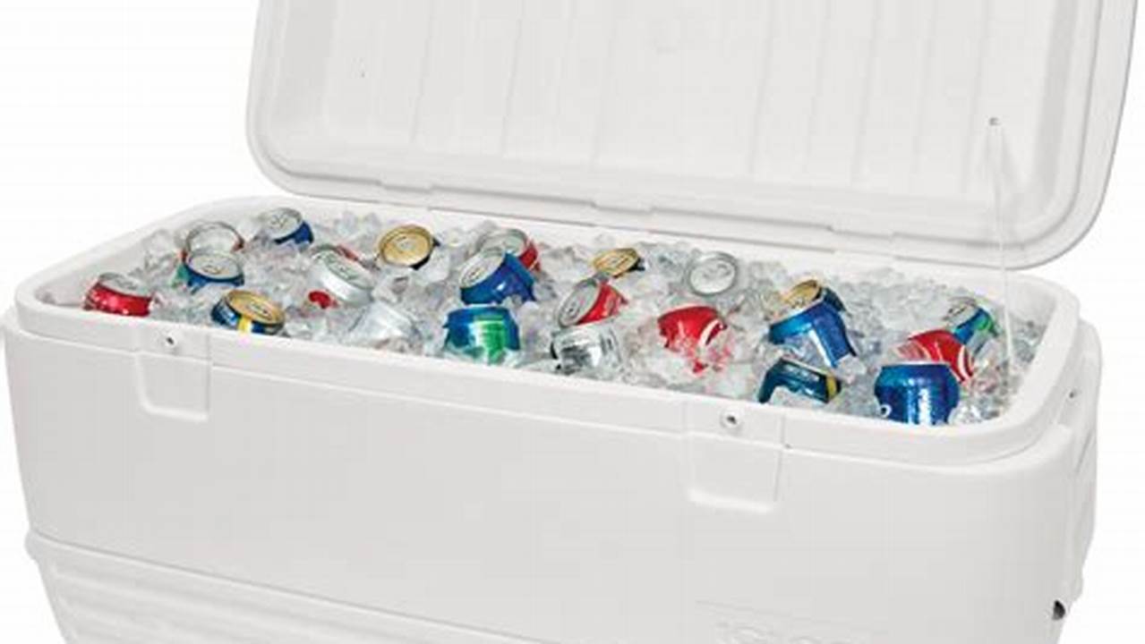 Use A Cooler With Ice, Camping