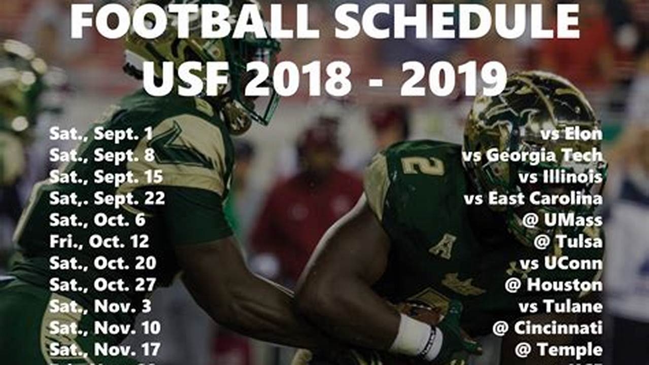 Usf Football Field 2024 Schedule