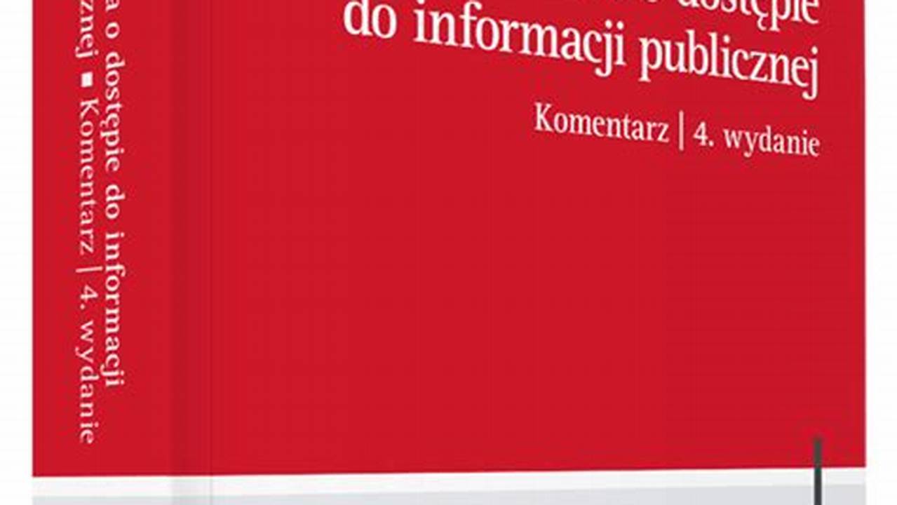 Ustawa O Dostępie Do Informacji Publicznej Definicja Dokument Publiczny