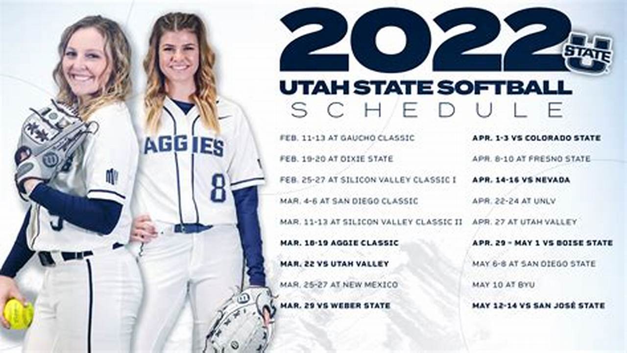 Utah Tech Softball Schedule 2024 Calendar Dates And Holidays Printable
