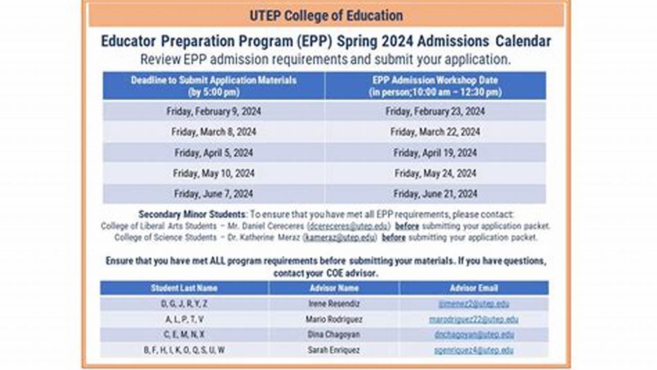 Utep Fall 2024 Calendar Of Events