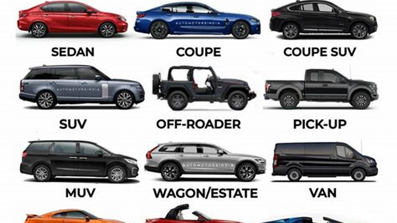 Variety Of Body Styles, Cars