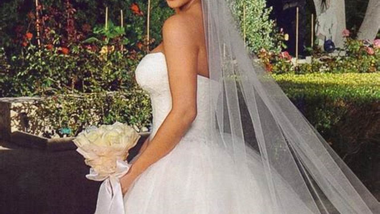 Explore the Enchanting World of Vera Wang's Iconic Wedding Dress for Kim Kardashian