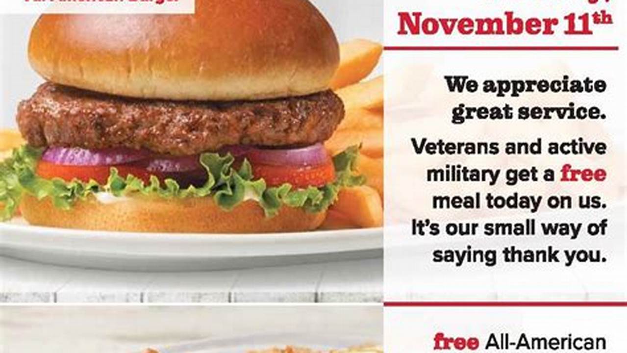 Veterans Day Restaurant Specials 2024 List
