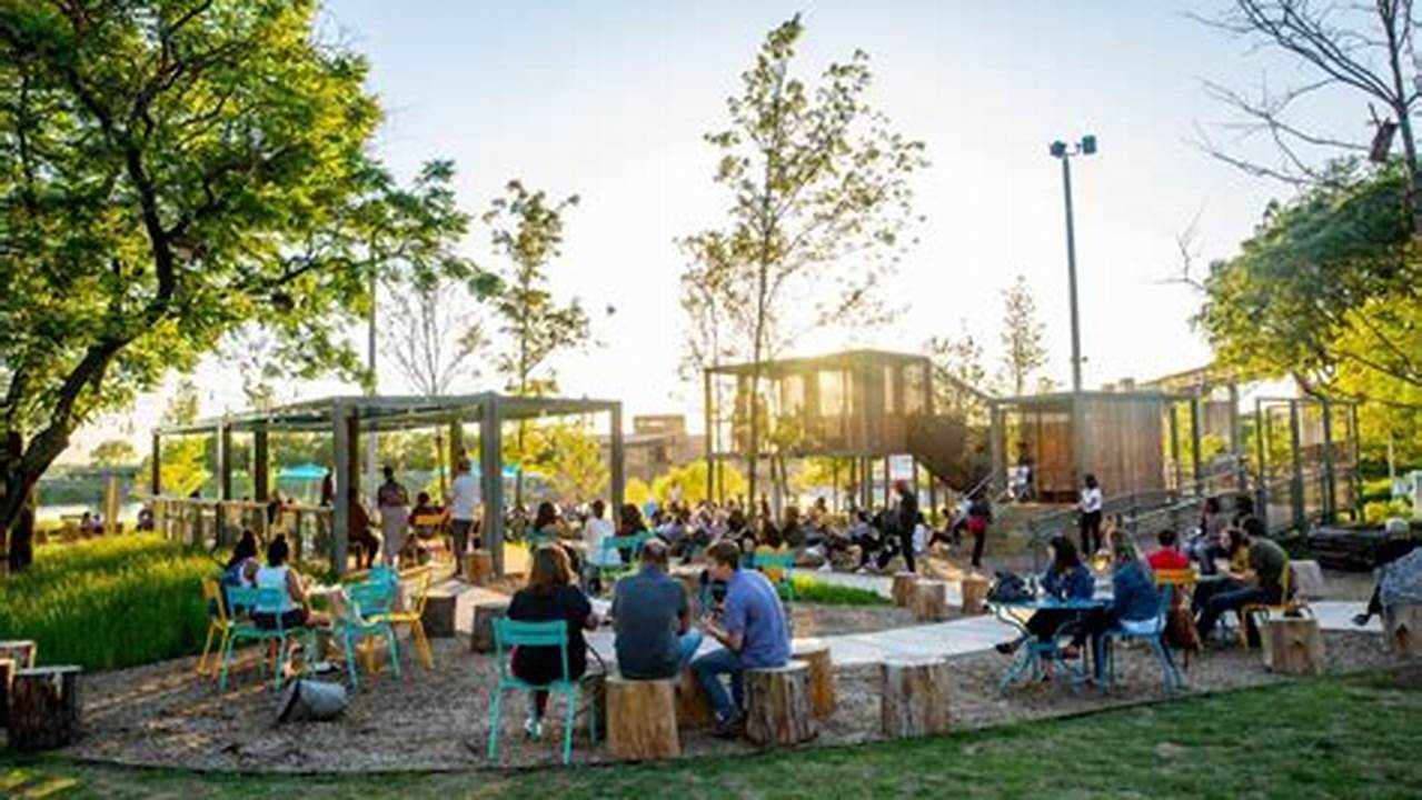 Vibrant Communal Spaces For Socializing, Camping