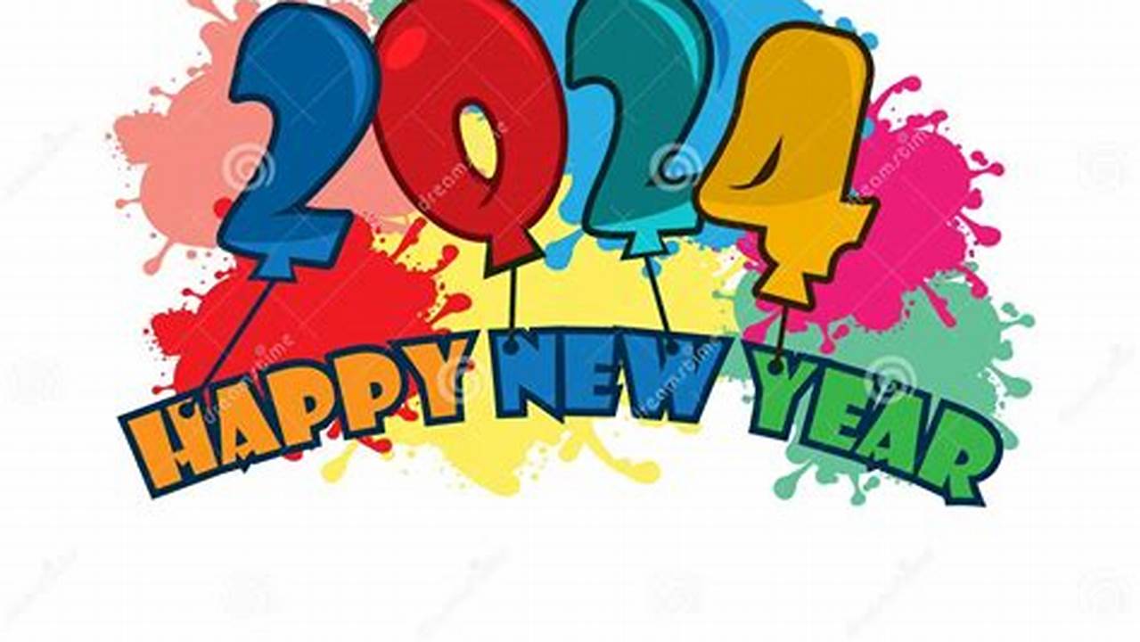 Video Images Of 2024 Happy New Year Clip Art