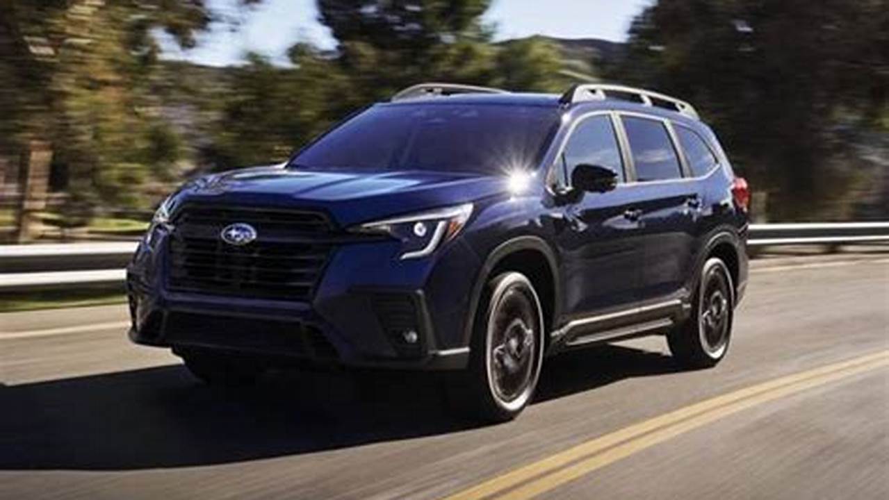 View Detailed Specs, Configurations, And Trim Levels For Popular 2024 Subaru Ascent Models Like The Ascent Onyx, Touring, And., 2024