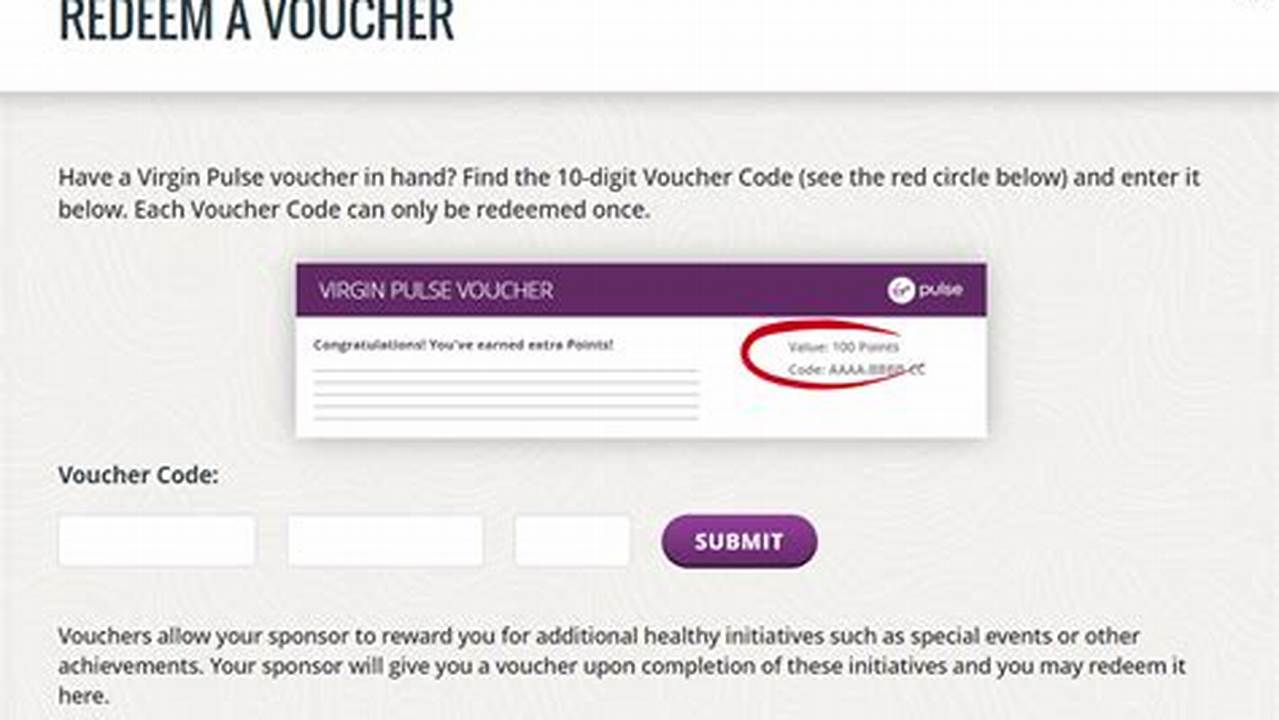 Virgin Pulse Voucher Code 2024