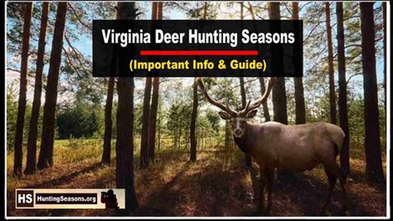 Virginia Deer Season 2024