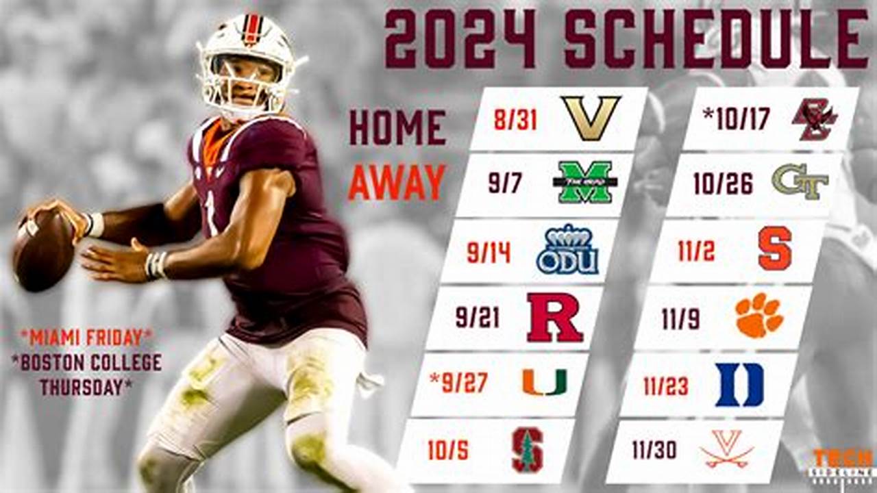 Virginia Tech Football Schedule For 2024