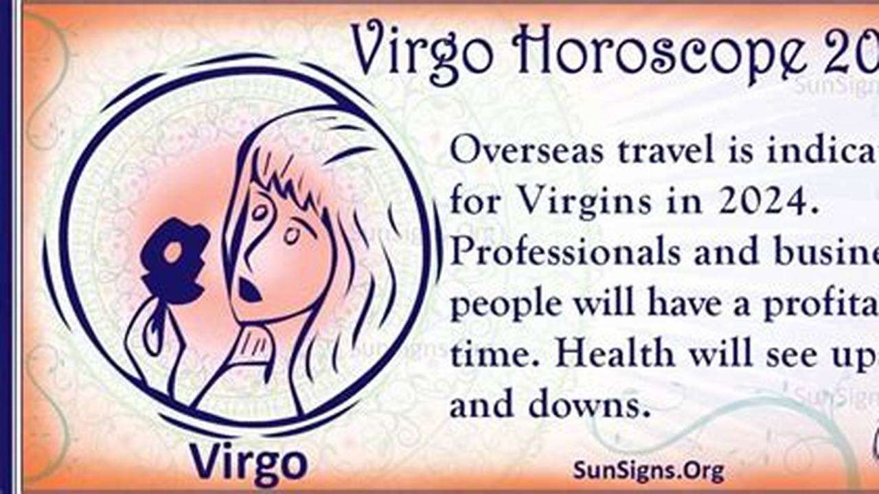 Virgo Yearly 2024 Horoscope By Date Of Birth;, 2024