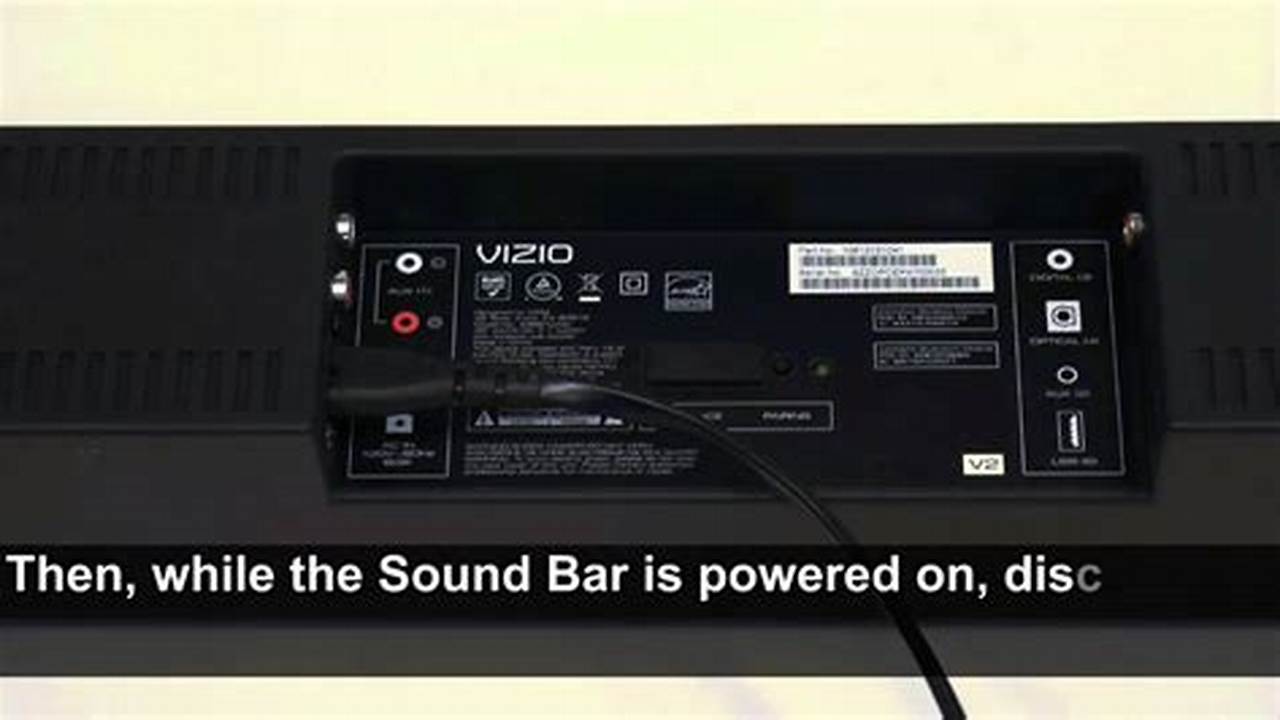 Vizio Soundbar Firmware Update 2024