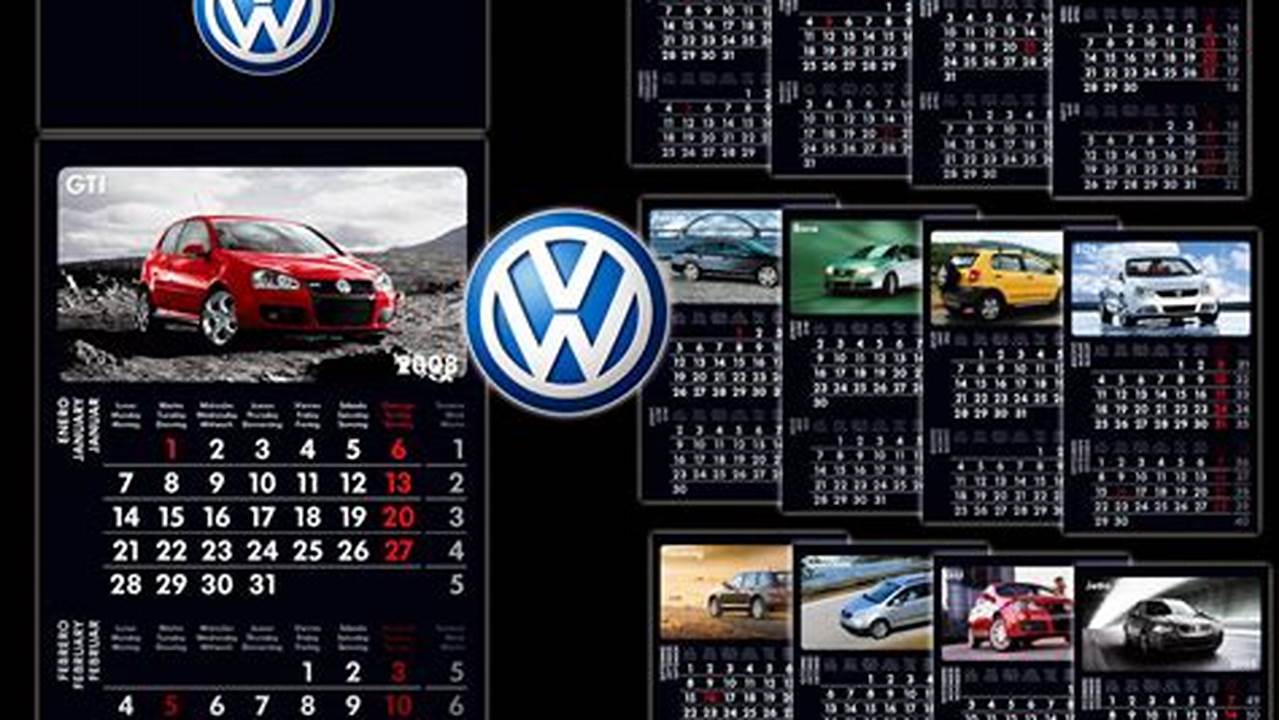 Volkswagen Calendar 2024