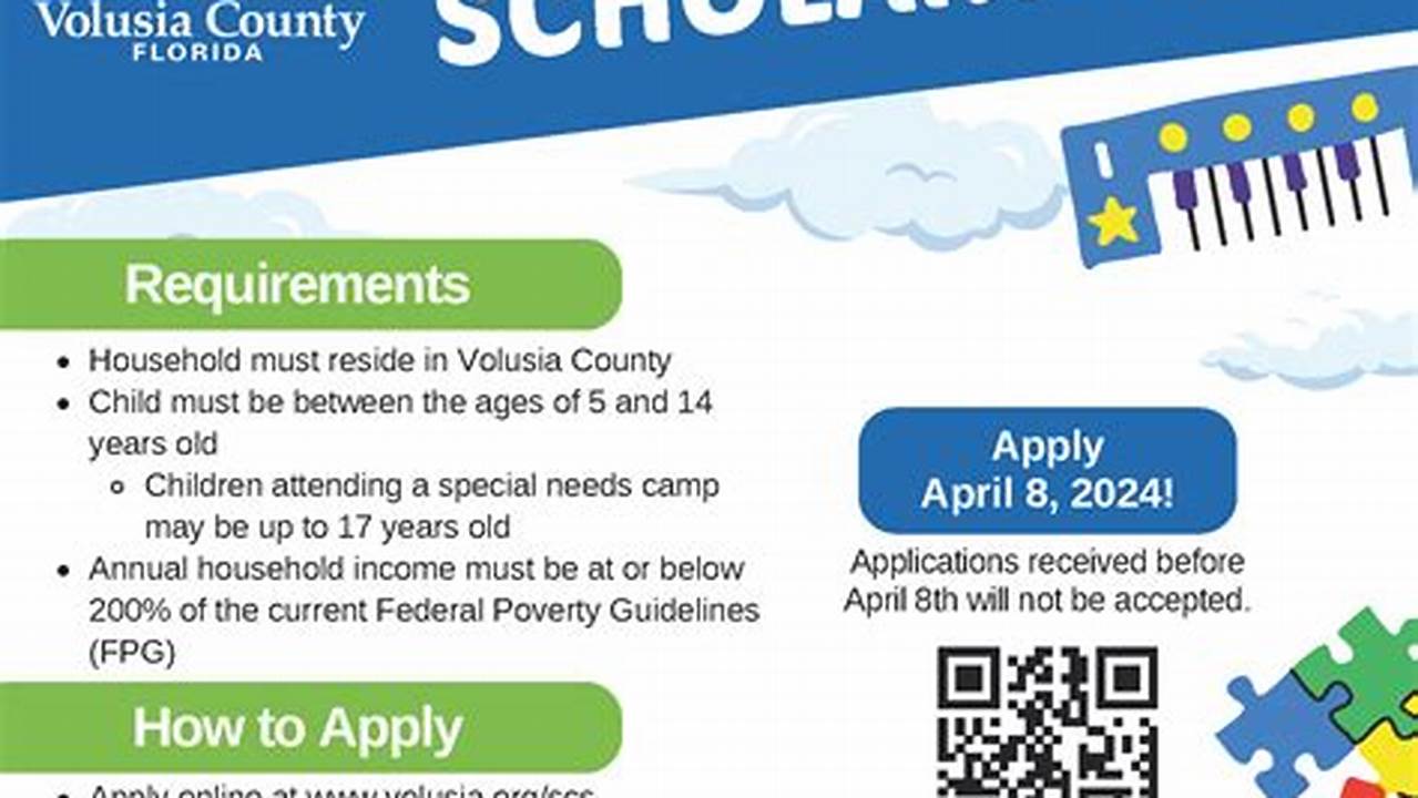 Volusia County Summer Camp Scholarship 2024