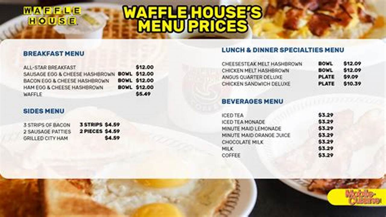 Waffle House Menu 2024 With Prices
