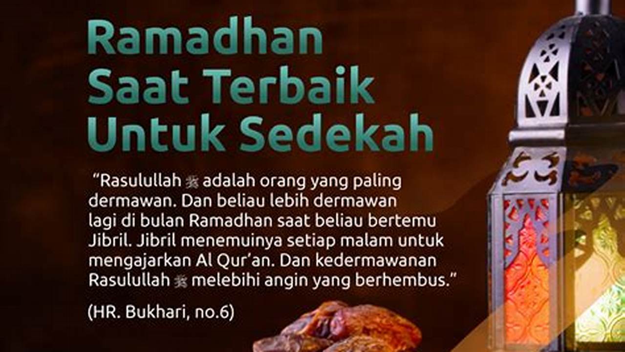 Waktu Yang Tepat, Ramadhan