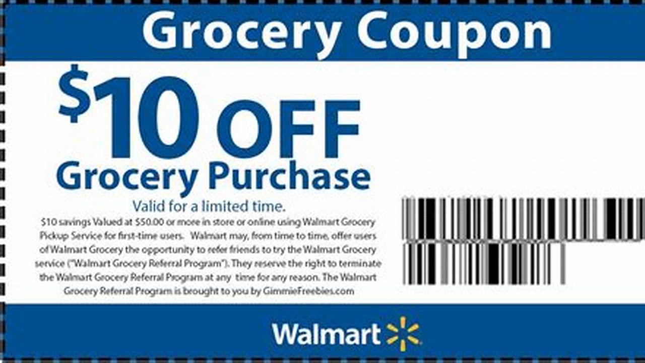 Walmart Online Coupon Code 2024