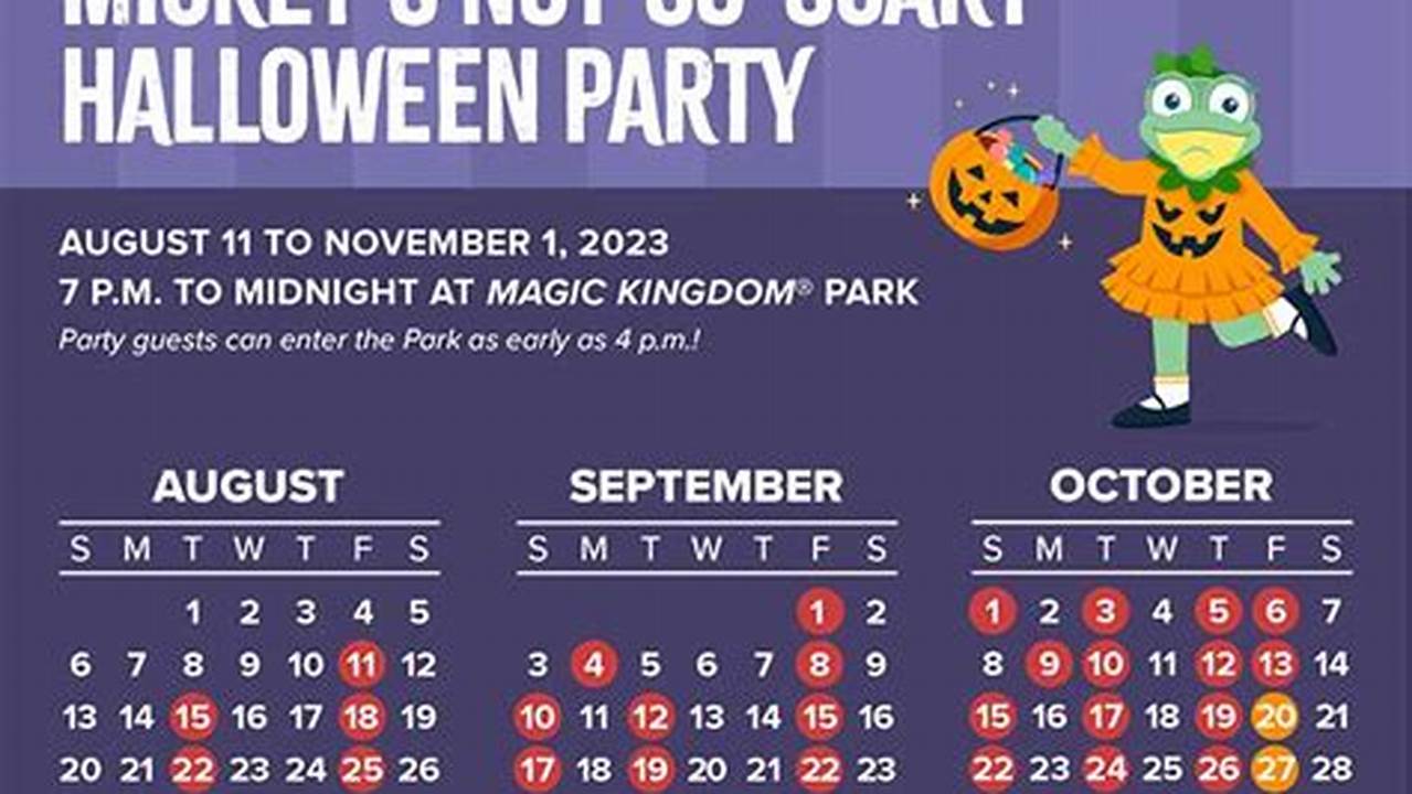 Walt Disney World Halloween 2024 Dates
