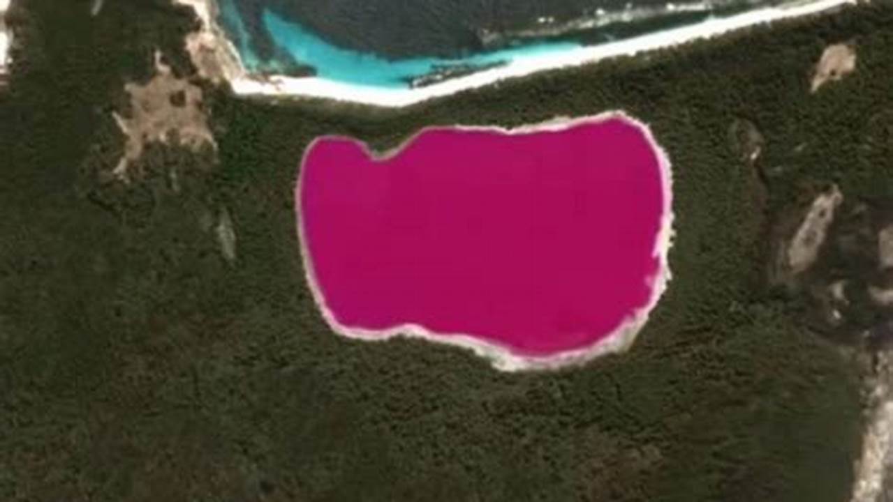 Warna Merah Muda, Danau Terbesar