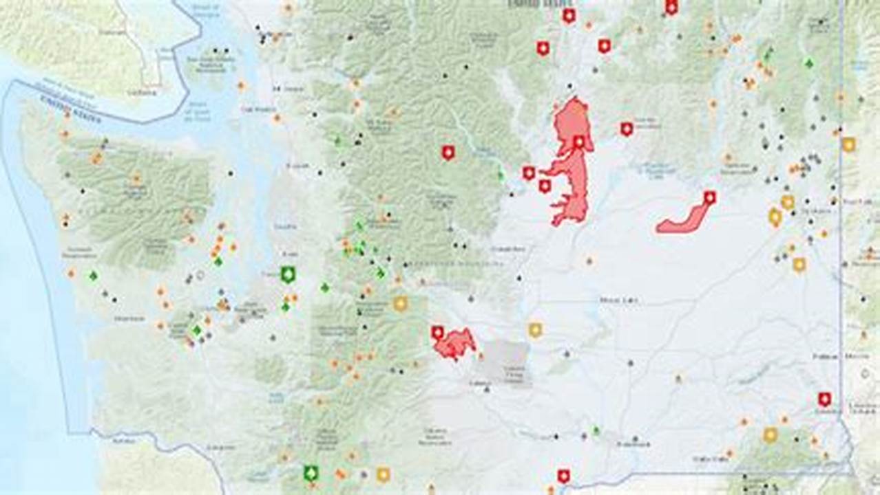 Washington Fires 2024 Map